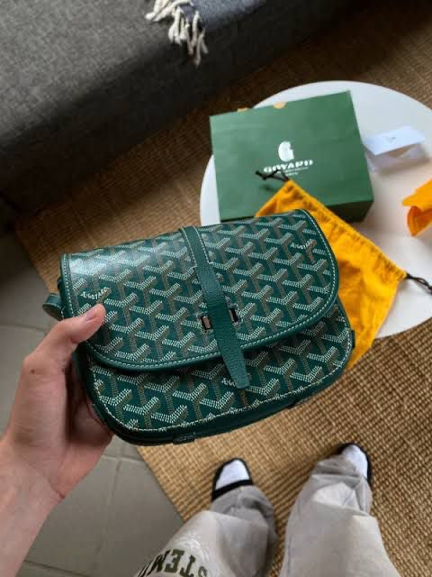 Goyard Belvedere PM Bag Green